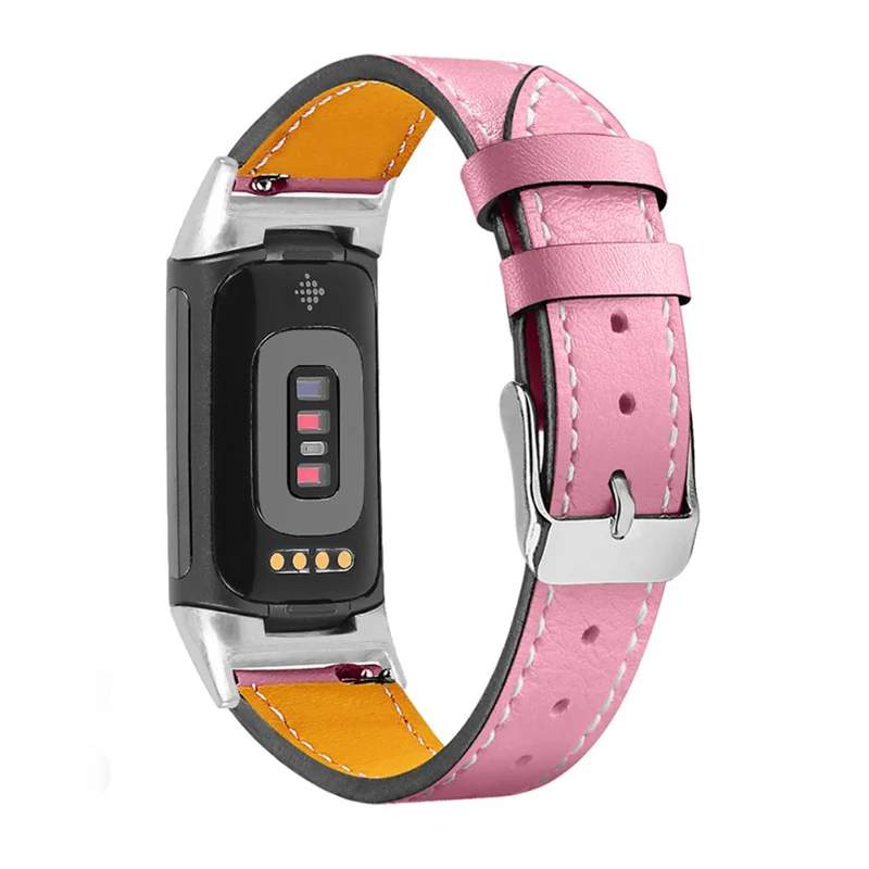 Fantastisch Fitbit Charge 5 Echtes Leder armband