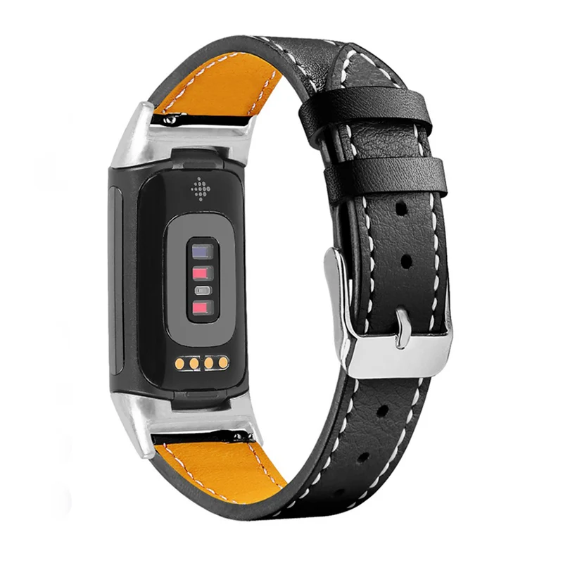 Fantastisch Fitbit Charge 5 Echtes Leder armband