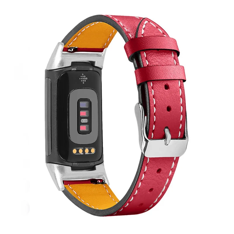 Fantastisch Fitbit Charge 5 Echtes Leder armband