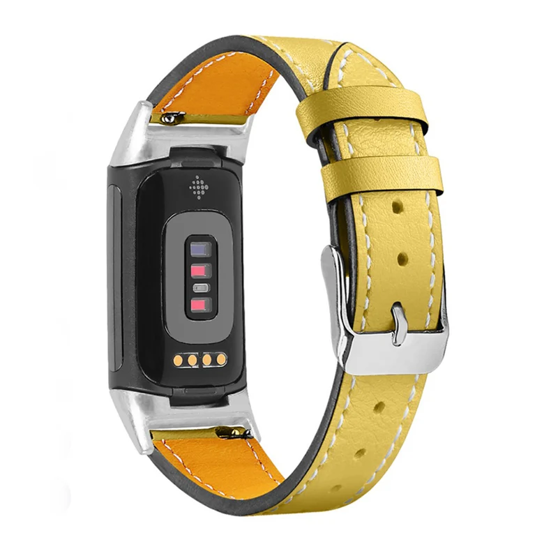 Fantastisch Fitbit Charge 5 Echtes Leder armband
