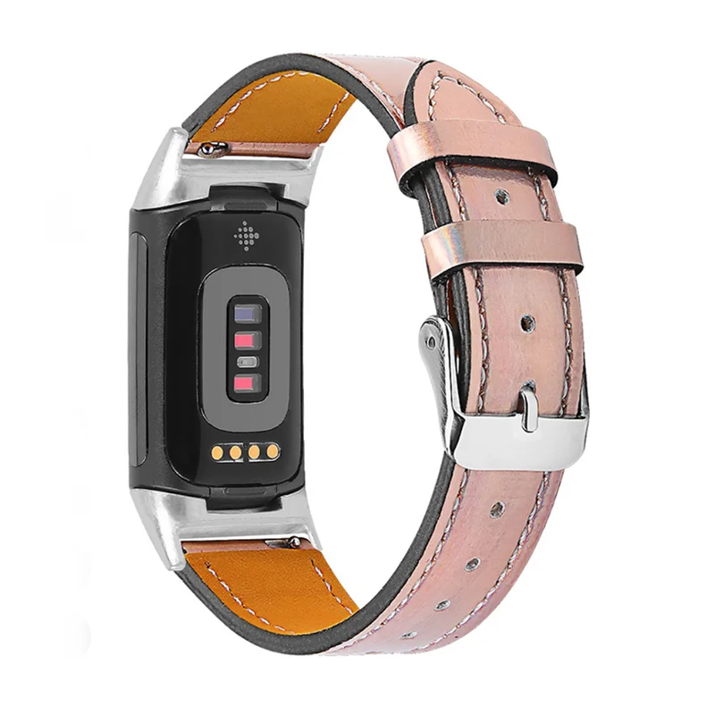 Fantastisch Fitbit Charge 5 Echtes Leder armband
