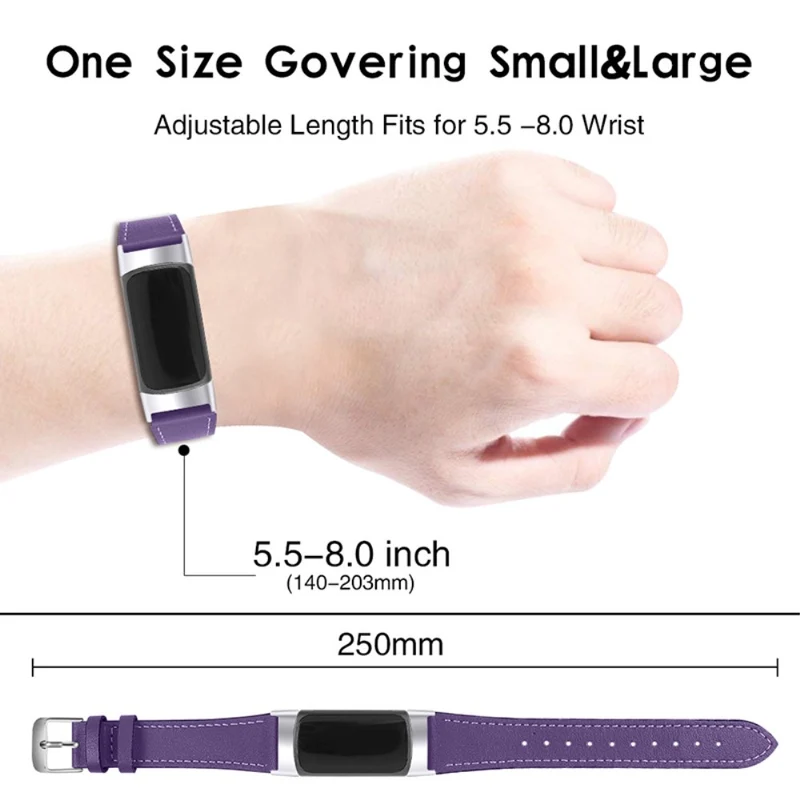 Fantastisch Fitbit Charge 5 Echtes Leder armband