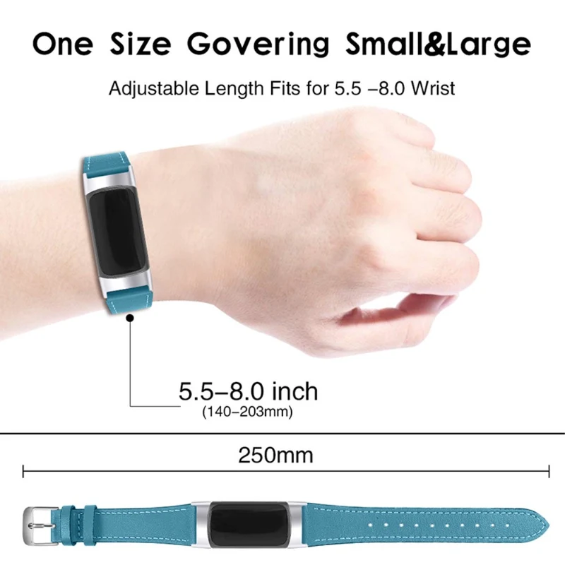 Fantastisch Fitbit Charge 5 Echtes Leder armband