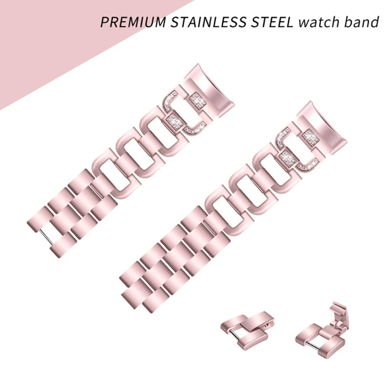 Super schön Fitbit Charge 5 Metall und Strass armband