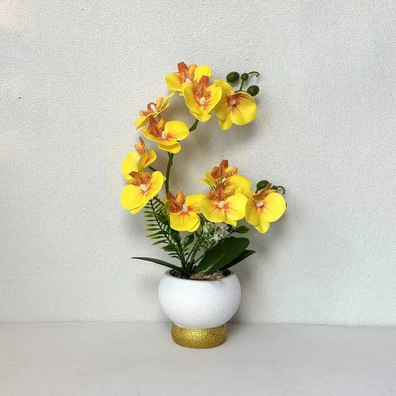 Künstliche Orchideenarrangement für Tischdekoration
