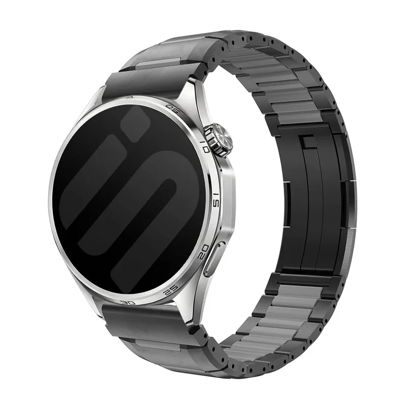 Coros Apex 4 - 42mm 'One Push' Stahl-Hybridarmband (Schwarz/Grau)