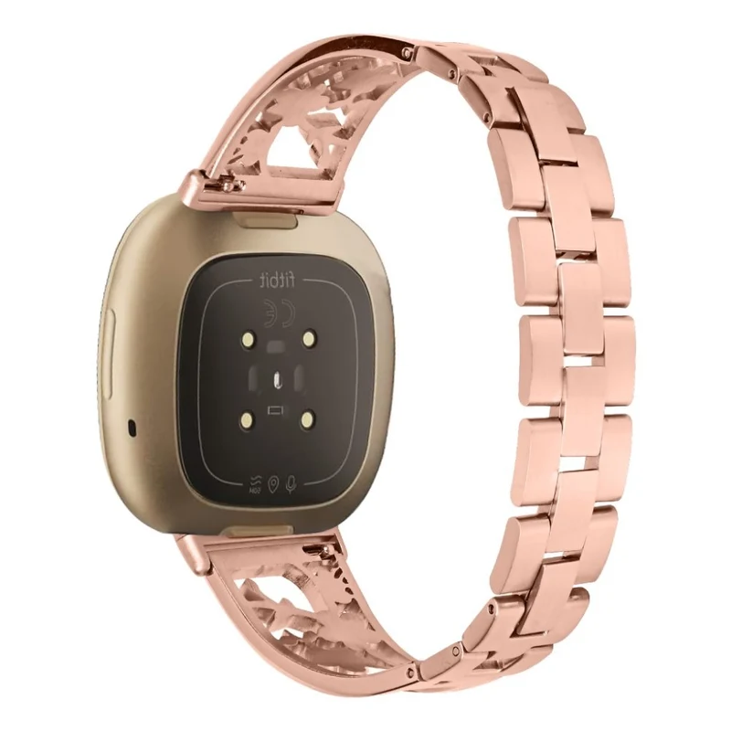 Süß Fitbit Versa 3 / Fitbit Sense Metall und Strass armband