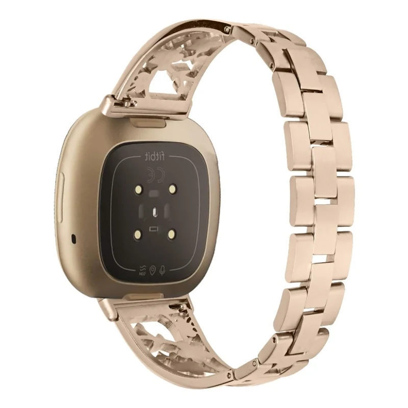 Süß Fitbit Versa 3 / Fitbit Sense Metall und Strass armband