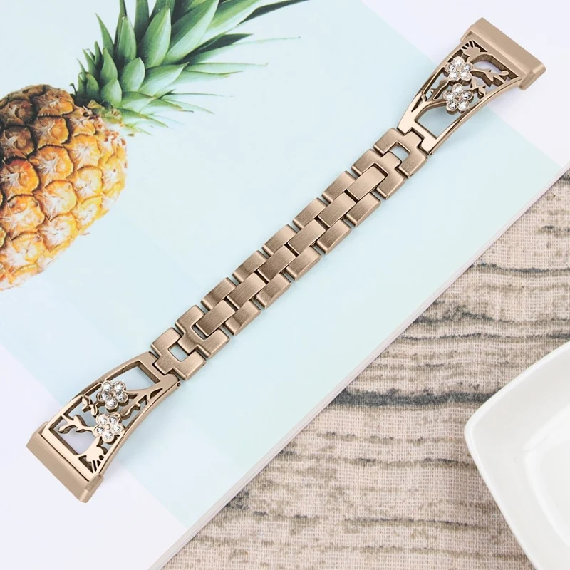 Süß Fitbit Versa 3 / Fitbit Sense Metall und Strass armband