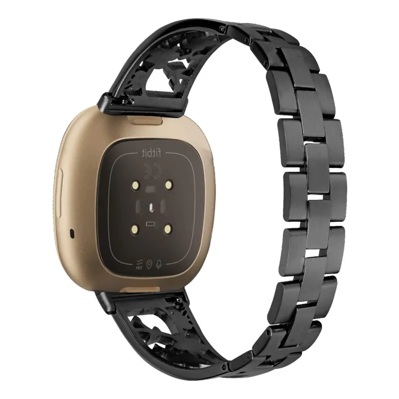 Süß Fitbit Versa 3 / Fitbit Sense Metall und Strass armband