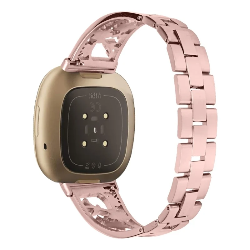 Süß Fitbit Versa 3 / Fitbit Sense Metall und Strass armband