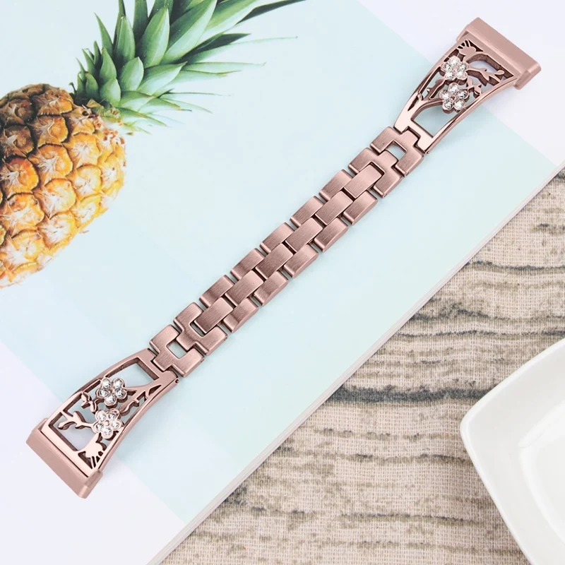 Süß Fitbit Versa 3 / Fitbit Sense Metall und Strass armband