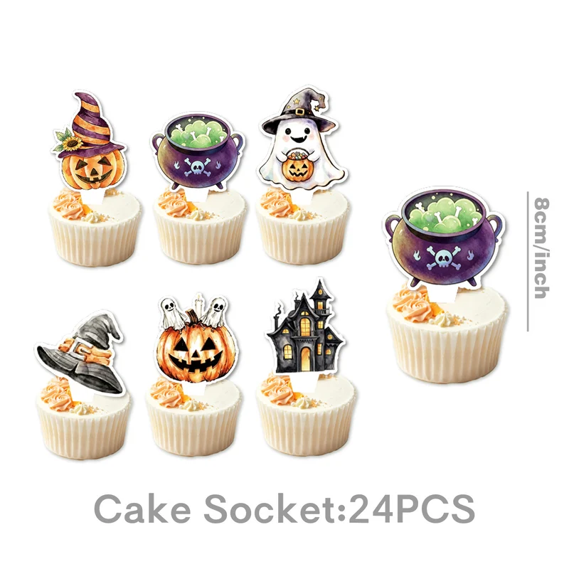 Papierservietten-Set mit Halloween-Motiven und detailreichem Druck für Partydekoration