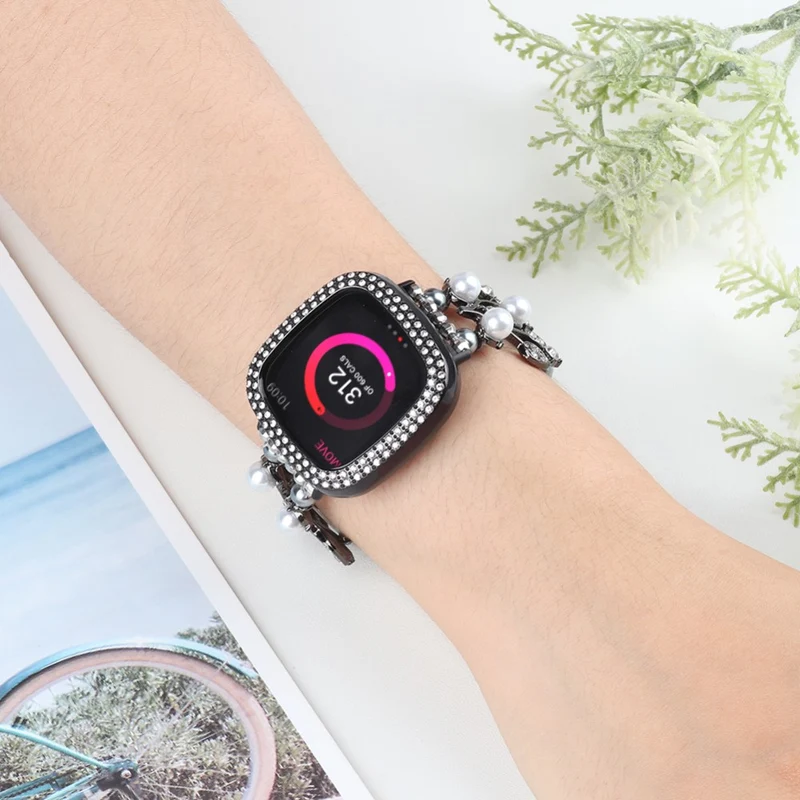Bemerkenswert elegant Fitbit Versa 3 Strass armband