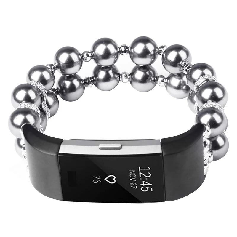 Absolut fantastisch Fitbit Charge 2 Strass armband
