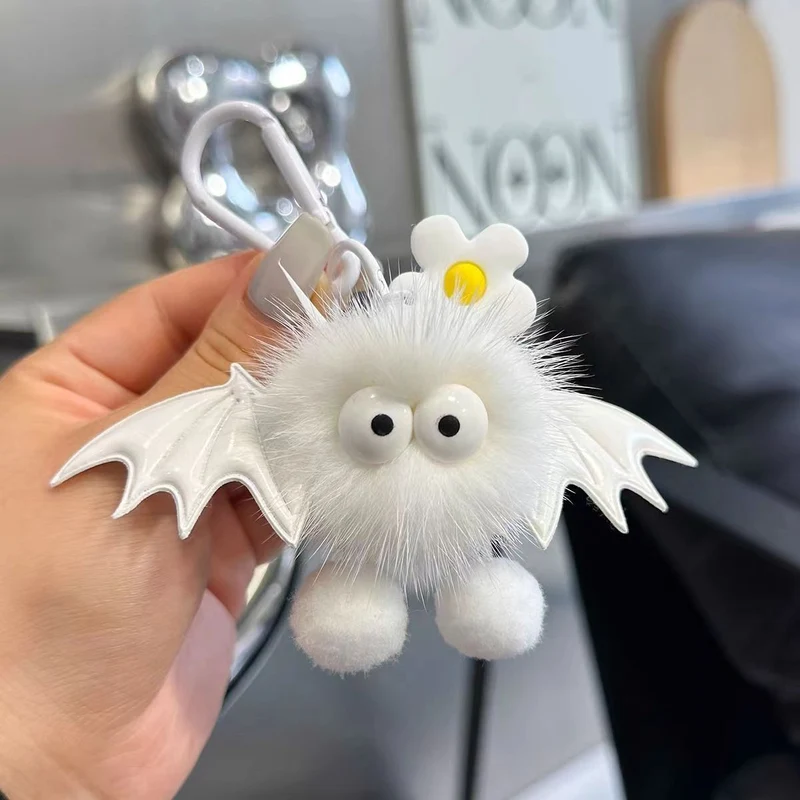 Plüsch Schlüsselanhänger mit Fledermaus-Motiv