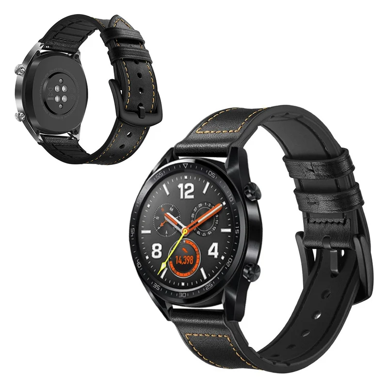 Universell Huawei Echtes Leder und Silikon / TPU armband