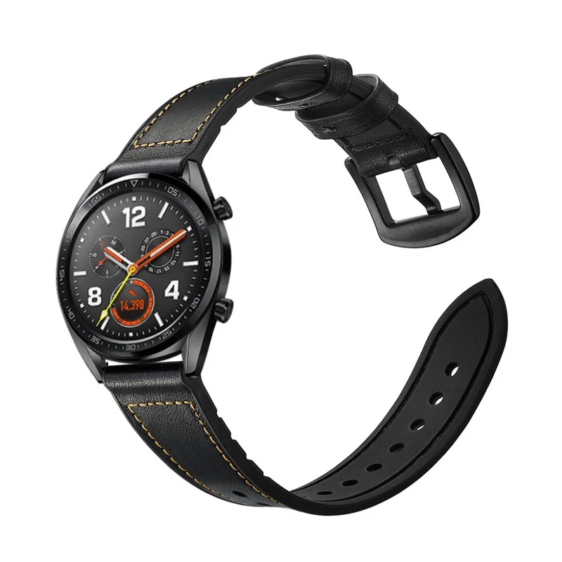 Universell Huawei Echtes Leder und Silikon / TPU armband