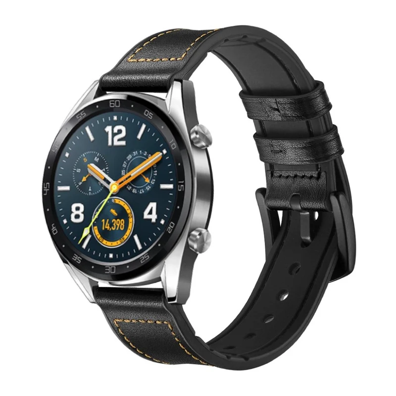 Universell Huawei Echtes Leder und Silikon / TPU armband