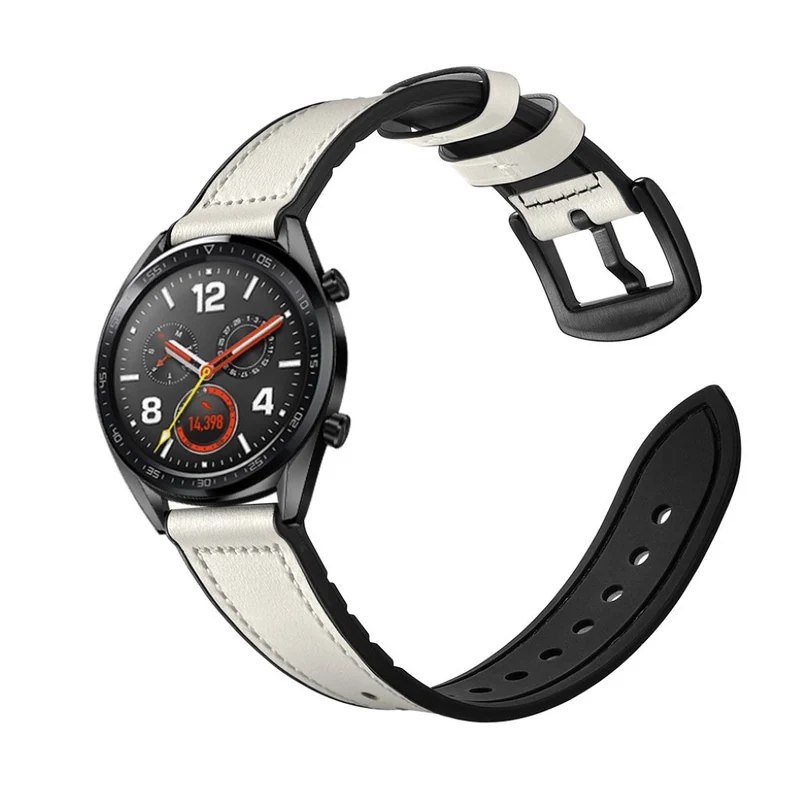 Universell Huawei Echtes Leder und Silikon / TPU armband