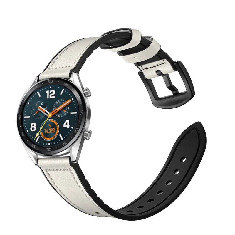 Universell Huawei Echtes Leder und Silikon / TPU armband