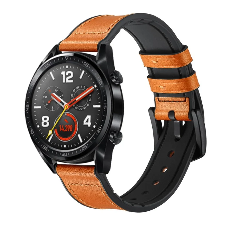Universell Huawei Echtes Leder und Silikon / TPU armband