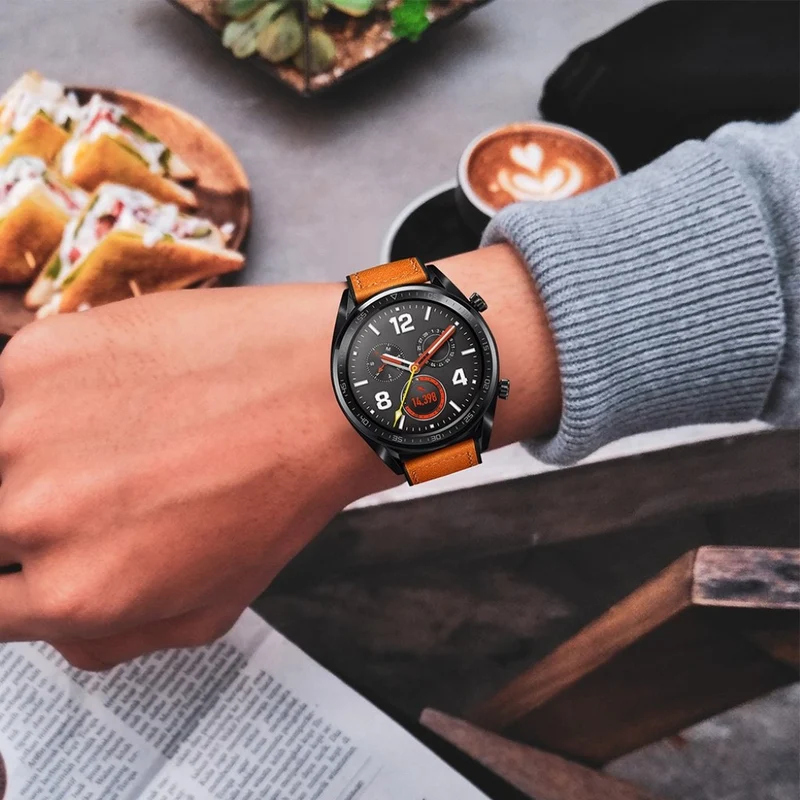 Universell Huawei Echtes Leder und Silikon / TPU armband