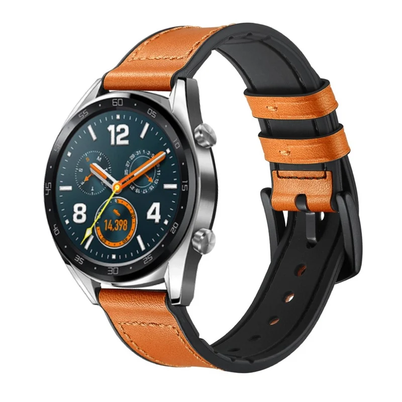 Universell Huawei Echtes Leder und Silikon / TPU armband