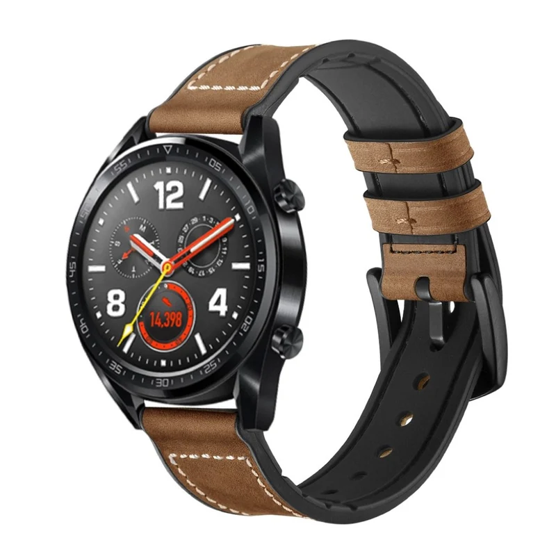 Universell Huawei Echtes Leder und Silikon / TPU armband