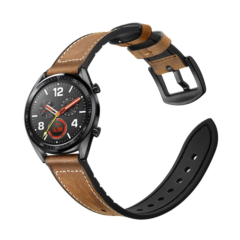 Universell Huawei Echtes Leder und Silikon / TPU armband
