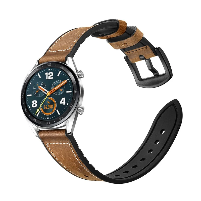 Universell Huawei Echtes Leder und Silikon / TPU armband