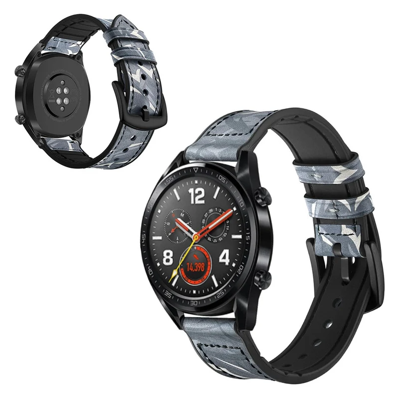 Universell Huawei Echtes Leder und Silikon / TPU armband