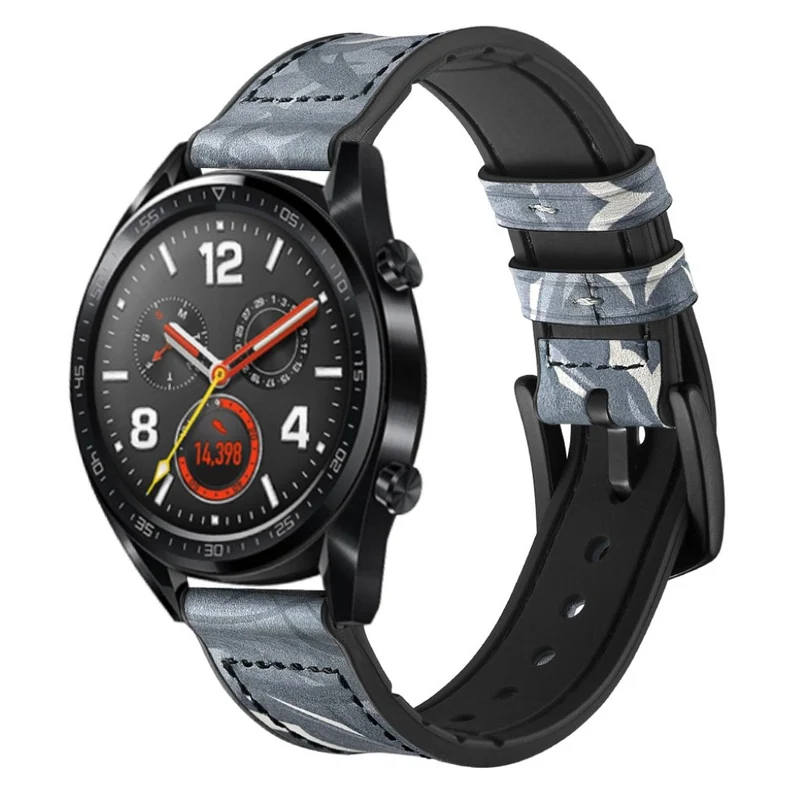Universell Huawei Echtes Leder und Silikon / TPU armband