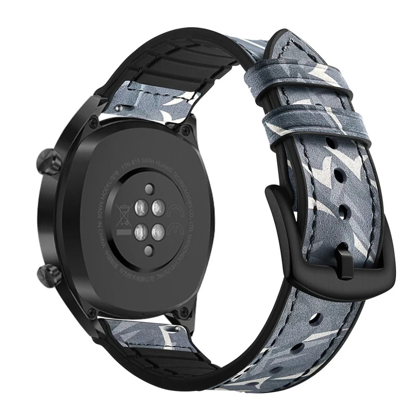 Universell Huawei Echtes Leder und Silikon / TPU armband