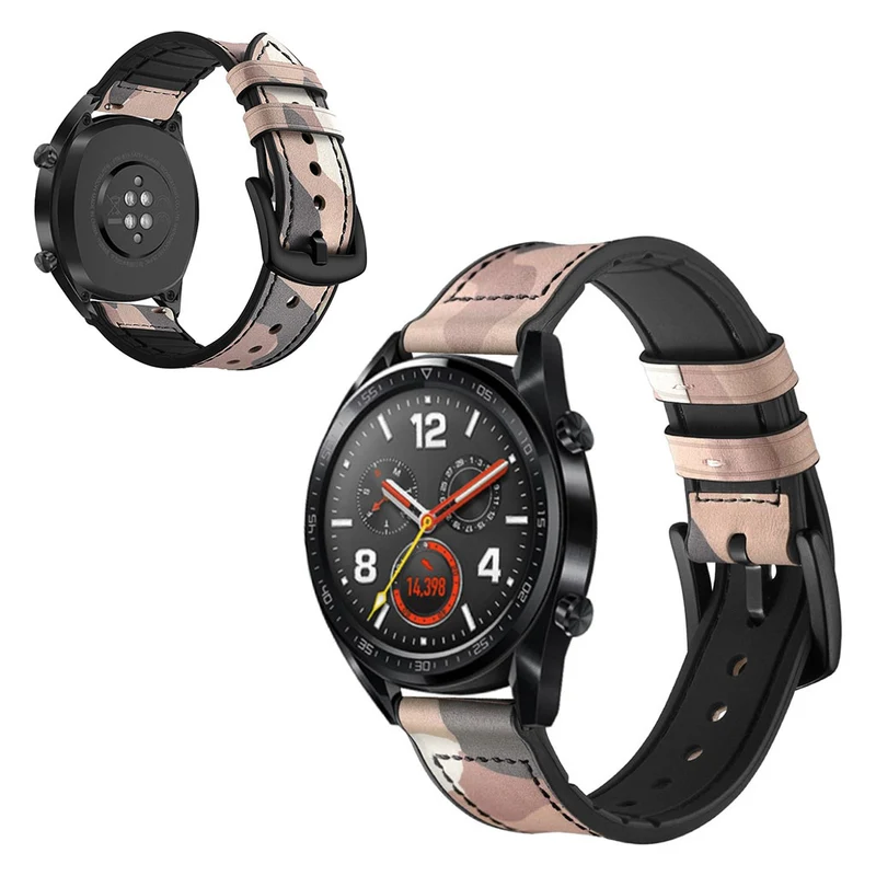 Universell Huawei Echtes Leder und Silikon / TPU armband