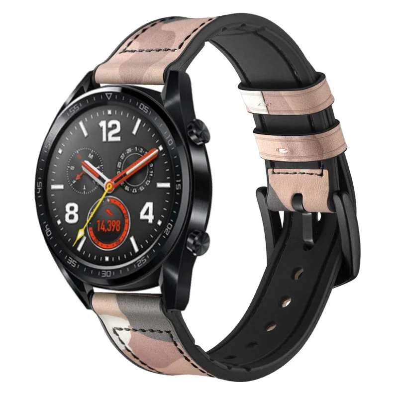 Universell Huawei Echtes Leder und Silikon / TPU armband