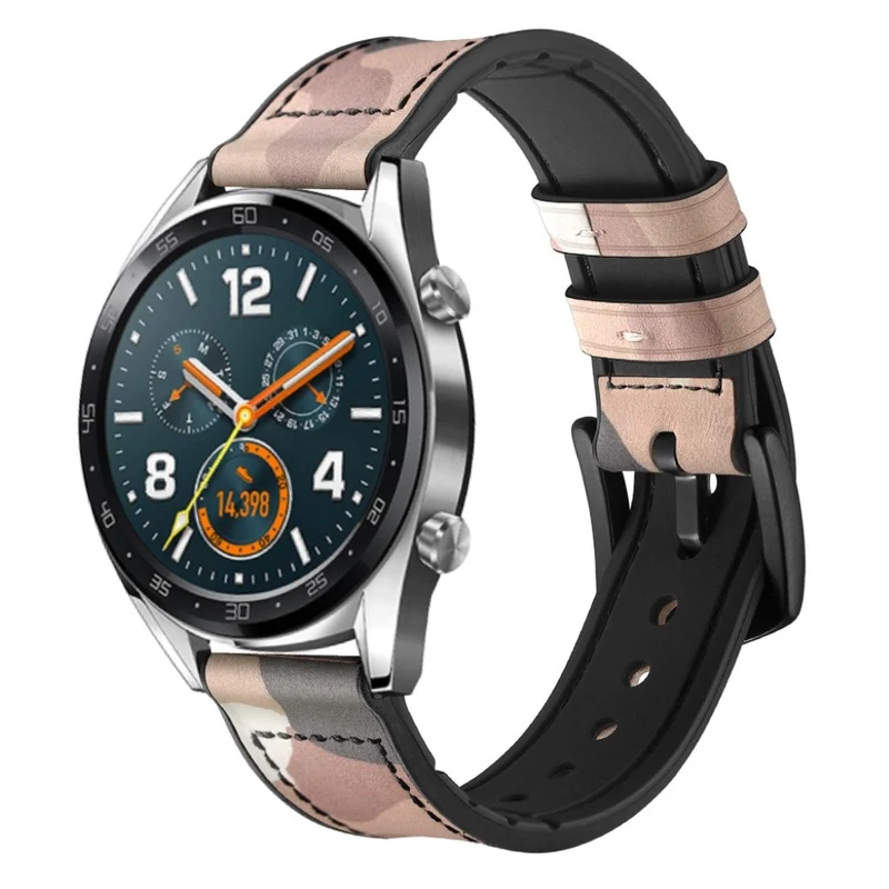 Universell Huawei Echtes Leder und Silikon / TPU armband