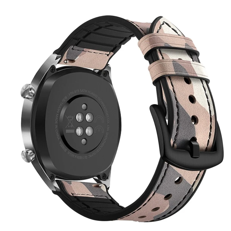 Universell Huawei Echtes Leder und Silikon / TPU armband