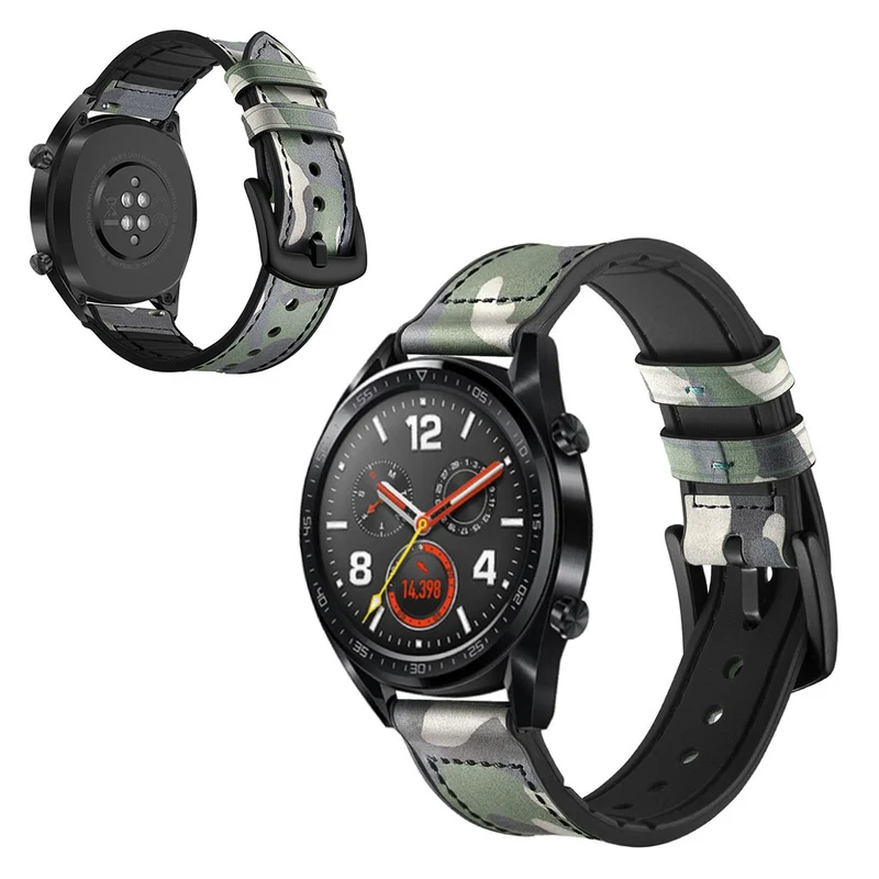 Universell Huawei Echtes Leder und Silikon / TPU armband