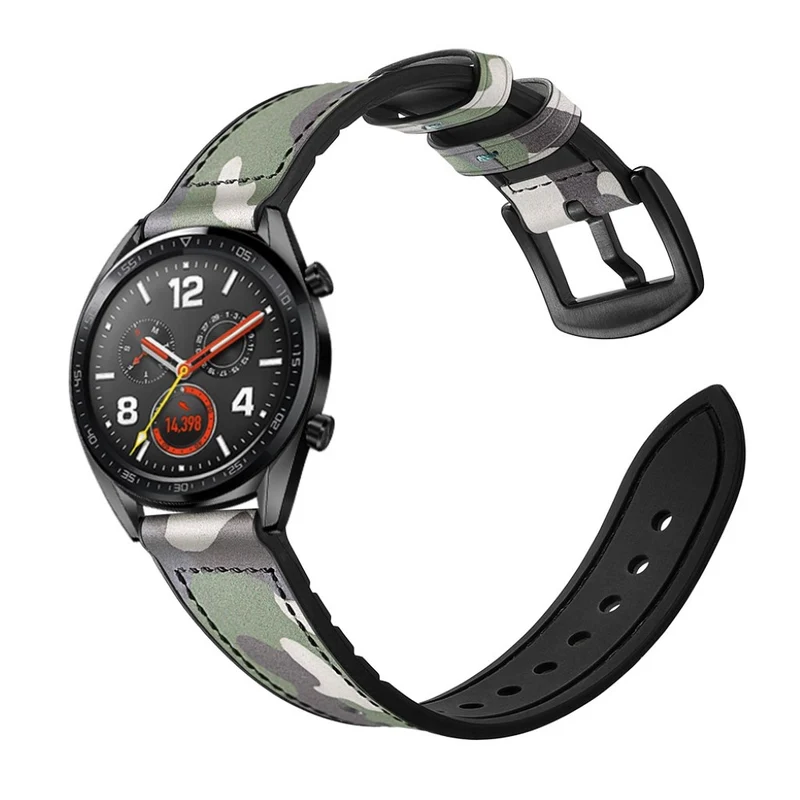 Universell Huawei Echtes Leder und Silikon / TPU armband