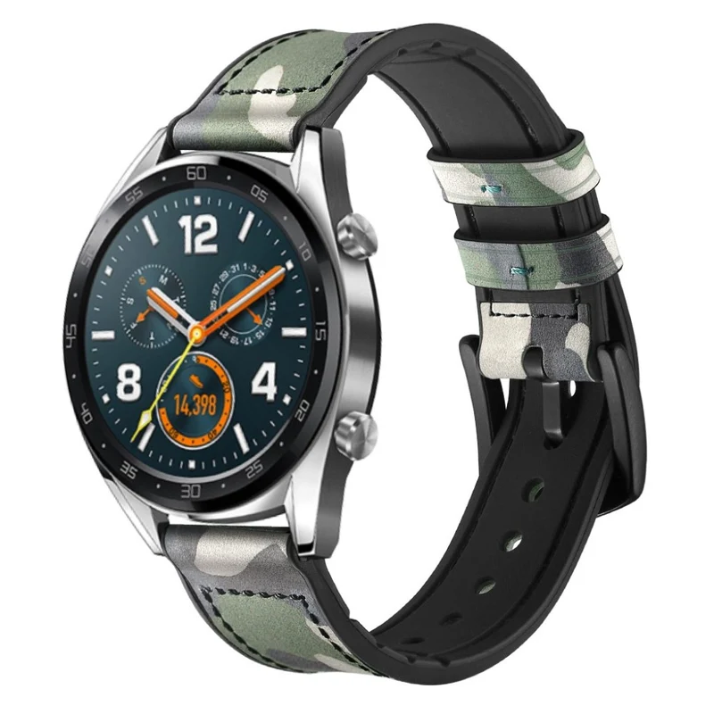 Universell Huawei Echtes Leder und Silikon / TPU armband