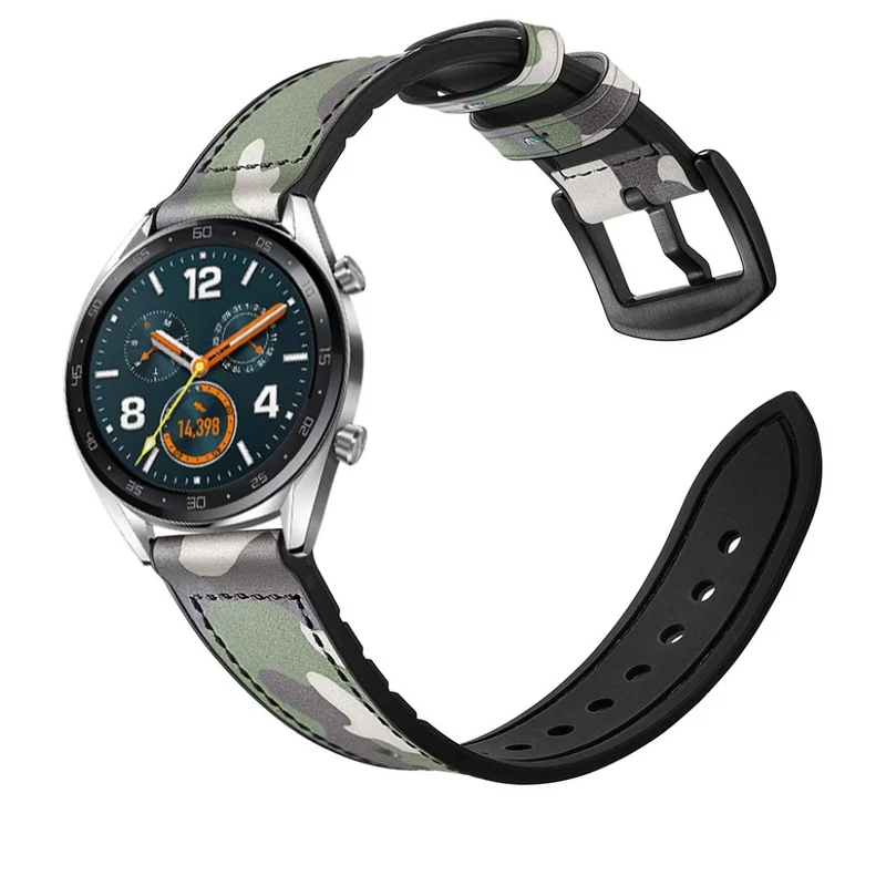 Universell Huawei Echtes Leder und Silikon / TPU armband