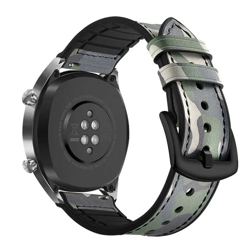 Universell Huawei Echtes Leder und Silikon / TPU armband