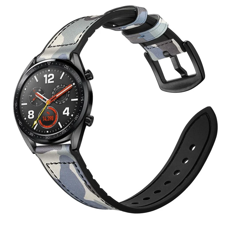 Universell Huawei Echtes Leder und Silikon / TPU armband