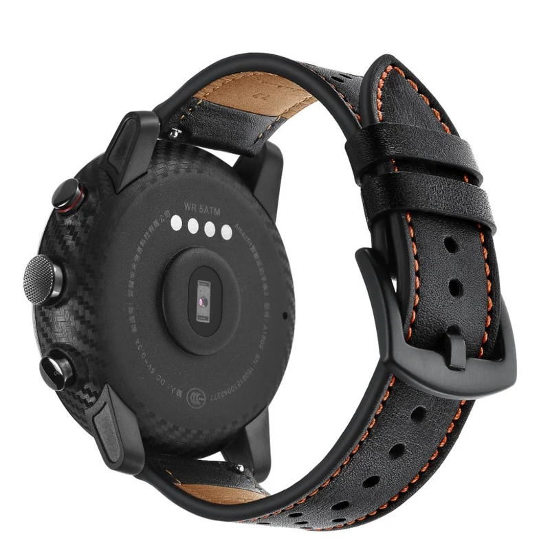 Auffallend stilvoll Huawei Watch Echtes Leder armband