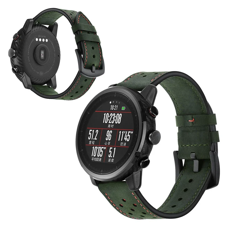 Auffallend stilvoll Huawei Watch Echtes Leder armband
