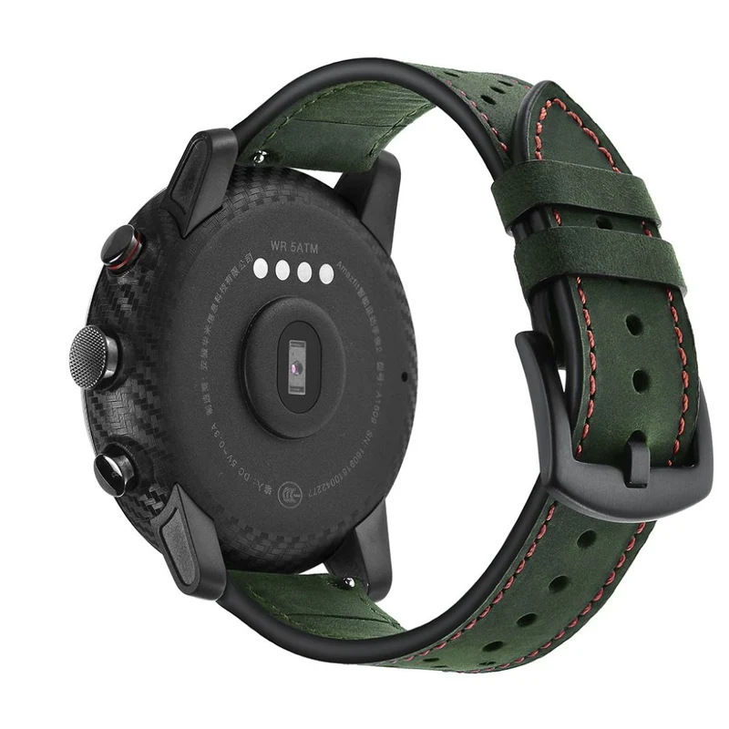Auffallend stilvoll Huawei Watch Echtes Leder armband