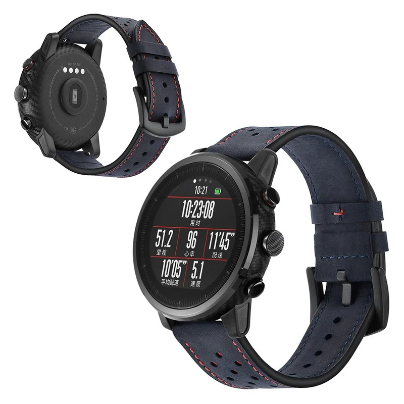 Auffallend stilvoll Huawei Watch Echtes Leder armband