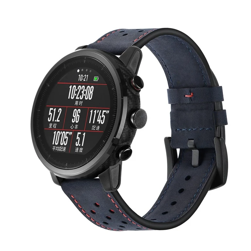Auffallend stilvoll Huawei Watch Echtes Leder armband