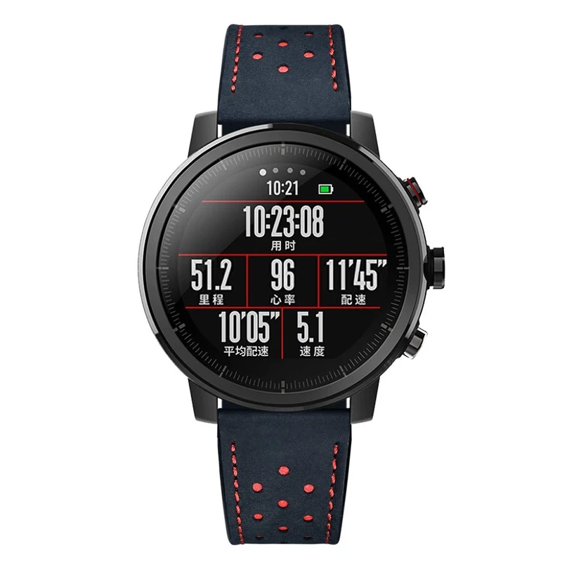Auffallend stilvoll Huawei Watch Echtes Leder armband